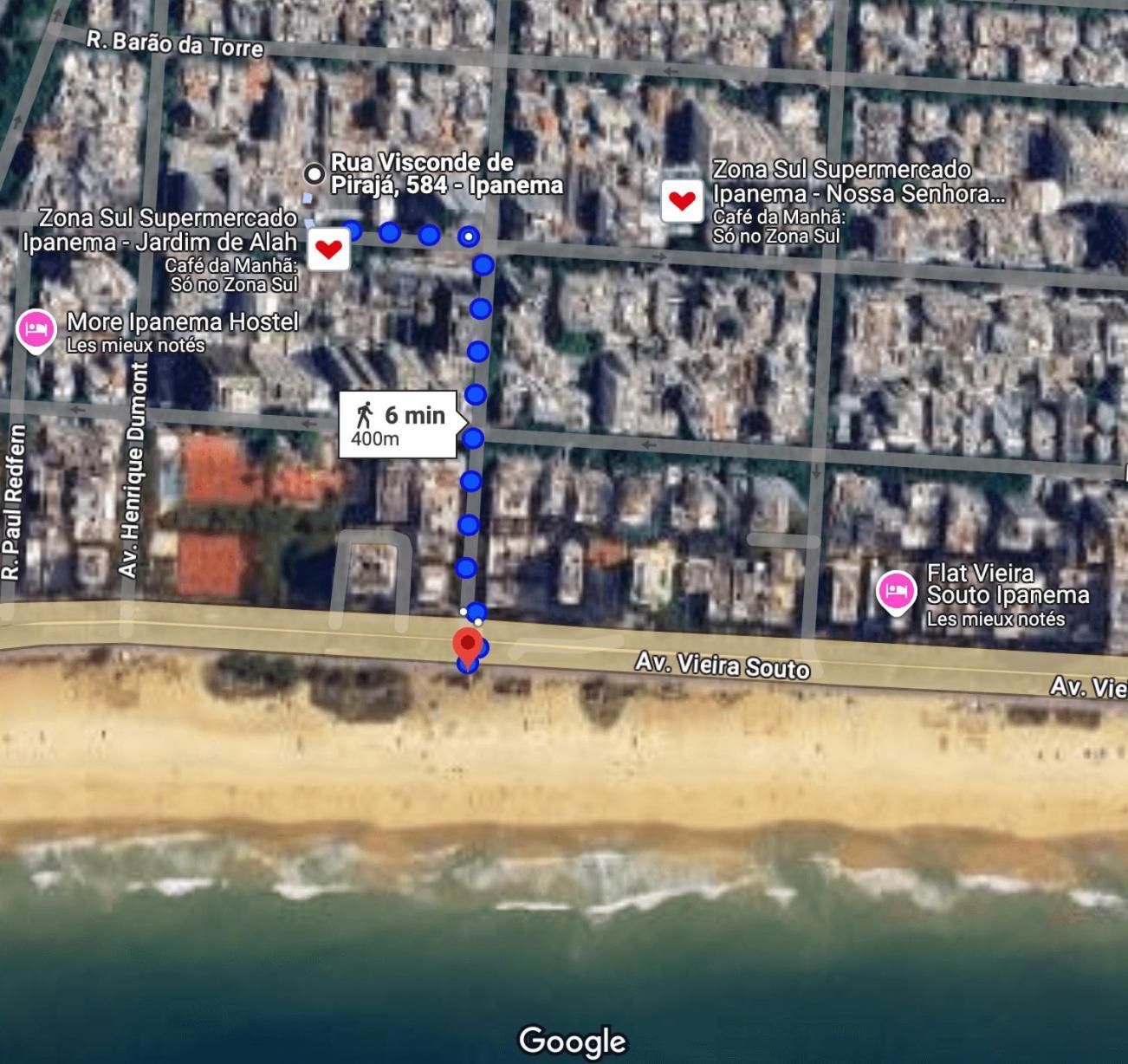 Hr.113 - Recentemente Reformado Com 2 Alugar No Posto 10 De Ipanema Appartement Rio de Janeiro